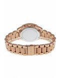 Michael Kors Slim Runway Roloi Batarias me Roz Xruso Metalliko Brasele MK3205