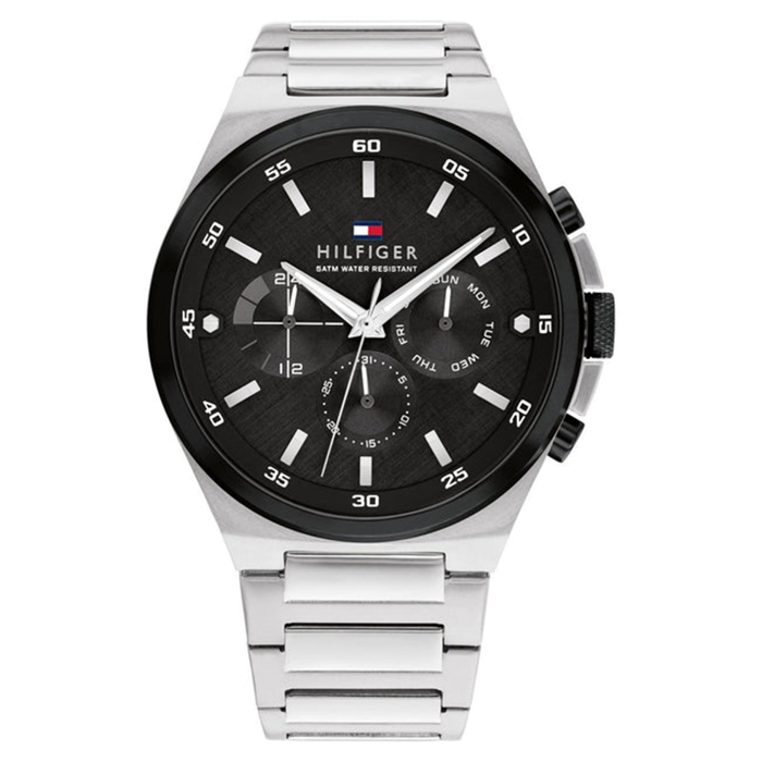 Tommy Hilfiger Dexter Roloi Batarias me Asimi Metalliko Brasele 1792087