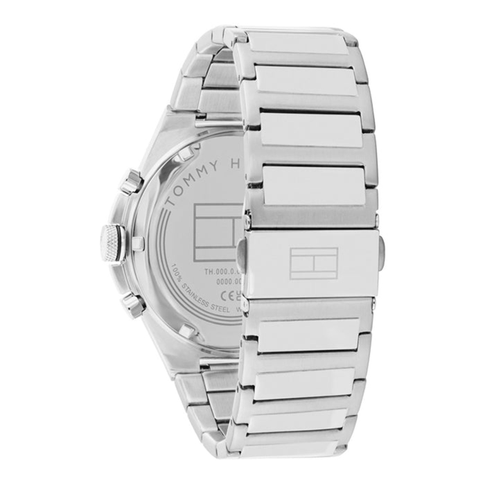 Tommy Hilfiger Dexter Roloi Batarias me Asimi Metalliko Brasele 1792087