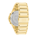 Tommy Hilfiger Horloge Roloi Batarias me Xruso Metalliko Brasele 1792090