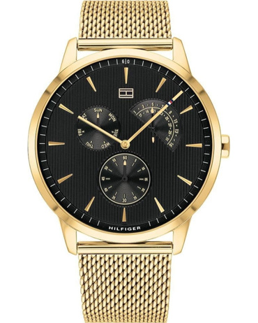 Tommy Hilfiger Brad Ρολόι Μπαταρίας με Χρυσό Μεταλλικό Μπρασελέ 1710386
