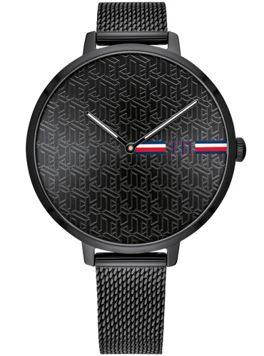 Tommy Hilfiger Alexa Ρολόι Μπαταρίας με Μαύρο Μεταλλικό Μπρασελέ 1782160