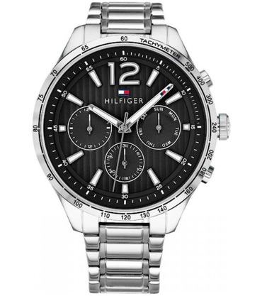 Tommy Hilfiger Gavin Ρολόι Μπαταρίας με Ασημί Μεταλλικό Μπρασελέ 1791469