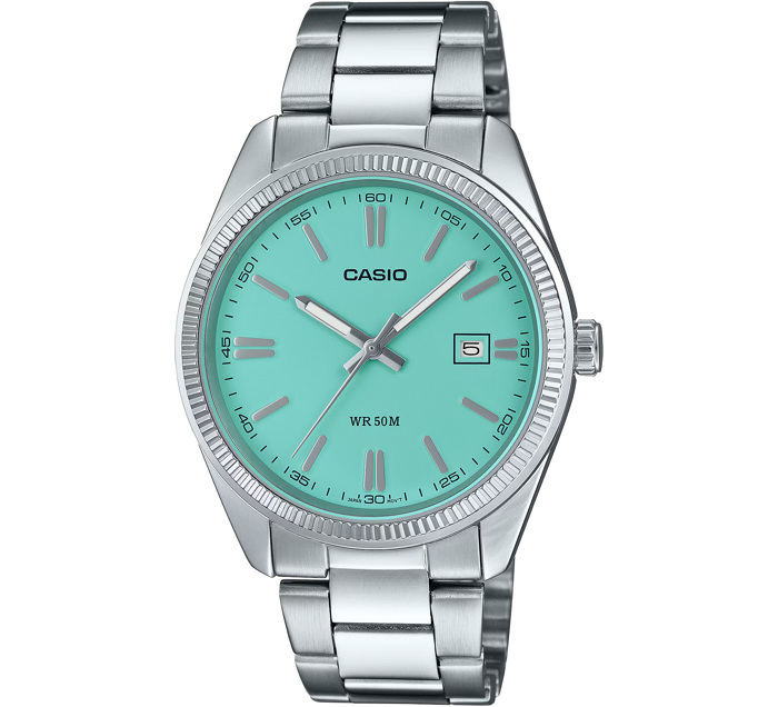 Casio Collection Roloi Batarias me Asimi Metalliko Brasele MTP-1302PD-2A2V