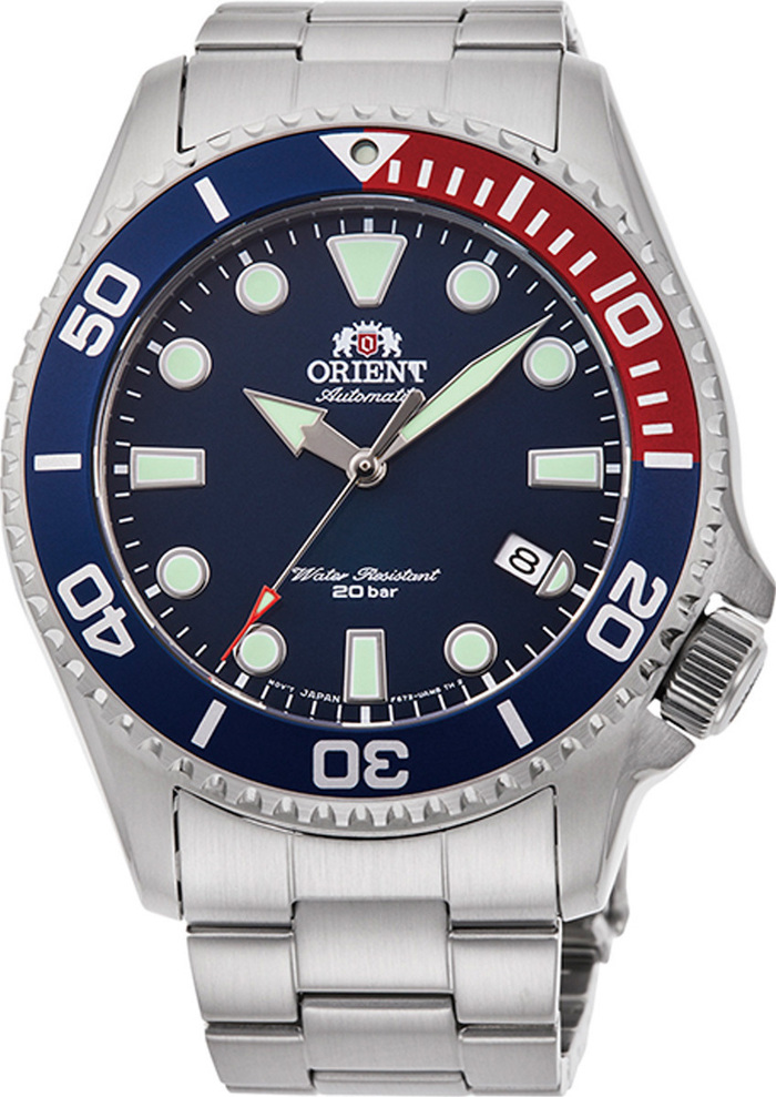 Orient Triton Roloi Aftomato me Asimi Metalliko Brasele RA-AC0K03L10B