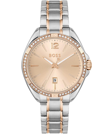 Hugo Boss Ρολόι Μπαταράις με Ασημί Μεταλλικό Μπρασελέ 1502622