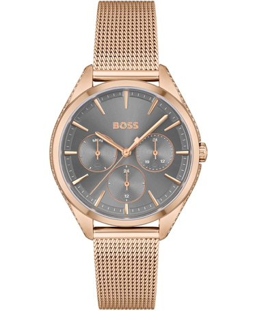 Hugo Boss Ρολόι Μπαταρίας με Ροζ Χρυσό Μεταλλικό Μπρασελέ 1502639