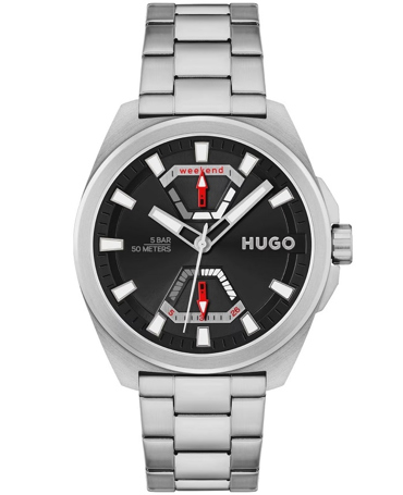 Hugo Boss Ρολόι Μπαταρίας με Ασημί Μεταλλικό Μπρασελέ 1530242