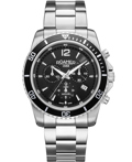 Roamer Nautic 100 Roloi Xronogafos Batarias me Asimi Metalliko Brasele 862837-41-55-20