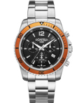 Roamer Nautic 100 Roloi Xronogafos Batarias me Asimi Metalliko Brasele 862837-41-65-20