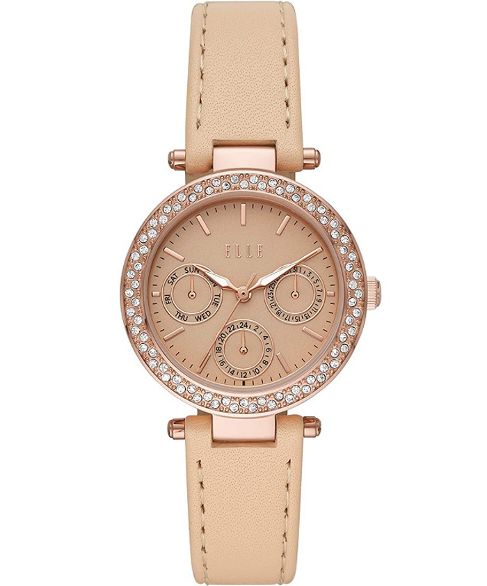 Elle Marais Roloi Batarias me Bez Dermatino Louraki ELL23001