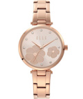 Elle Orsay Roloi Batarias me Roz Xruso Metalliko Brasele ELL25035