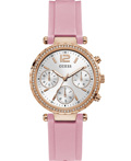 Guess Solstice Roloi Batarias me Roz Kaoutsouk Louraki GW0113L4