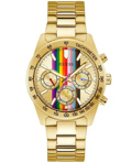 Guess Altitude Roloi Batarias me Xruso Metalliko Brasele GW0434G1