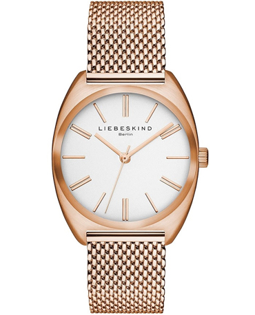 Liebeskind Berlin Ρολόι Μπαταρίας με Ροζ Χρυσό Μεταλλικό Μπρασελέ LT-0032-MQ