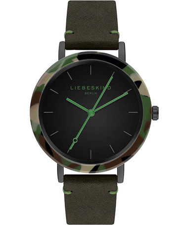 Liebeskind Berlin Ρολόι Μπαταρίας με Μαύρο Δερμάτινο Λουράκι LT-0237-LQ