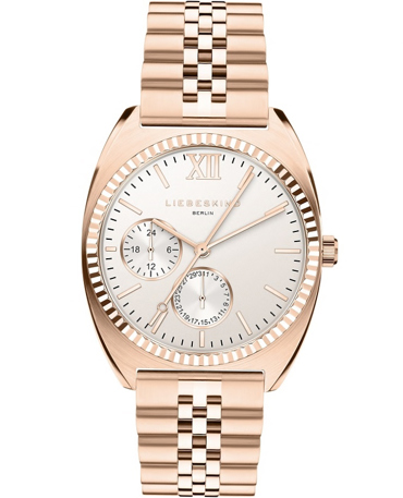 Liebeskind Berlin Ρολόι Μπαταρίας με Ροζ Χρυσό Μεταλλικό Μπρασελέ LT-0261-MM