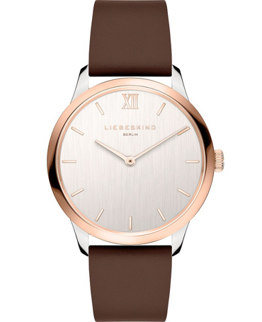 Liebeskind Berlin Ρολόι Μπαταρίας με Καφέ Δερμάτινο Λουράκι LT-0278-LQ