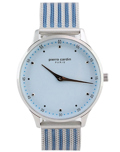 Pierre Cardin Fashion Roloi Batarias me Ble Metalliko Brasele PC902722F201