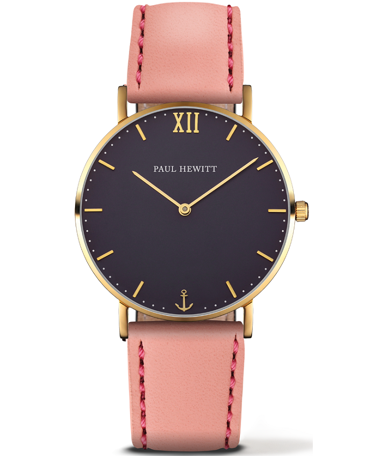 Paul Hewitt Sailor Line Ρολόι Μπαταρίας με Ροζ Δερμάτινο Λουράκι PH-6455127K