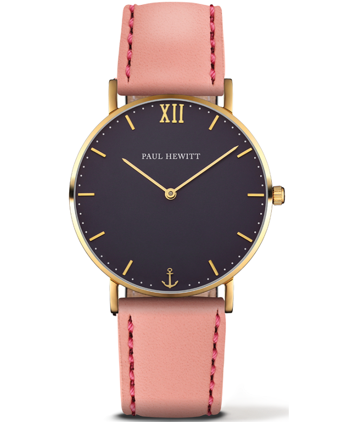 Paul Hewitt Sailor Line Roloi Batarias me Roz Dermatino Louraki PH-6455127K