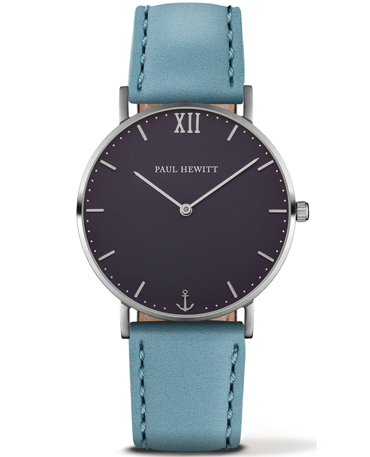 Paul Hewitt Sailor Line Ρολόι Μπαταρίας με Τιρκουάζ Δερμάτινο Λουράκι PH-6455244K
