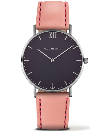 Paul Hewitt Sailor Line Ρολόι Μπαταρίας με Ροζ Δερμάτινο Λουράκι PH-6455245L