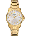 Swiss Alpine Military by Grovana Roloi Batarias me Xruso Metalliko Brasele SAM7011.1112