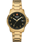 Swiss Alpine Military by Grovana Roloi Batarias me Xruso Metalliko Brasele SAM7011.1117
