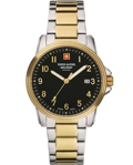 Swiss Alpine Military by Grovana Roloi Batarias me Xruso / Asimi Metalliko Brasele SAM7011.1147