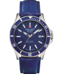 Swiss Alpine Military by Grovana Roloi Batarias me Ble Dermatino Louraki SAM7022.1535