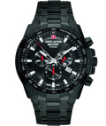 Swiss Alpine Military by Grovana Roloi Xronogafos Batarias me Mavro Metalliko Brasele SAM7043.9177
