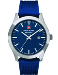 Swiss Alpine Military by Grovana Roloi Batarias me Ble Kaoutsouk Louraki SAM7055.1835