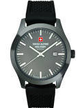 Swiss Alpine Military by Grovana Roloi Batarias me Mavro Kaoutsouk Louraki SAM7055.1898