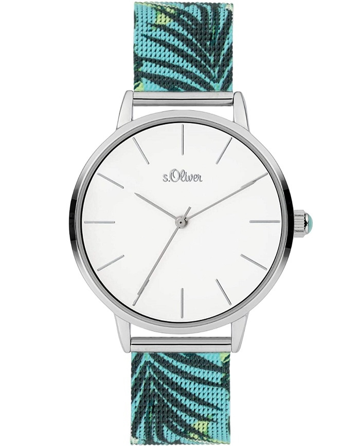 S.Oliver Roloi Batarias me Poluxromo Metalliko Brasele SO-3978-MQ