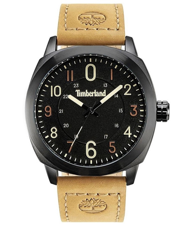 Timberland Cillicothe-Z Ρολόι Μπαταρίας με Καφέ Δερμάτινο Λουράκι TDWGA9001901