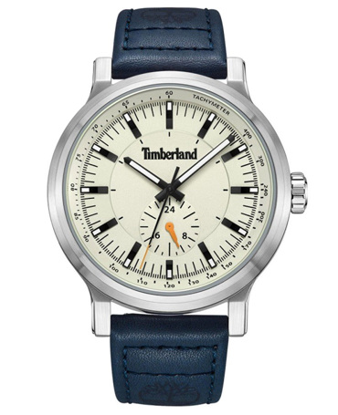 Timberland Discoll Ρολόι Μπαταρίας με Μπλε Δερμάτινο Λουράκι TDWGF2231005