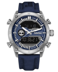 Timberland Bucksport Roloi Batarias me Ble Dermatino Louraki TDWGP2201901
