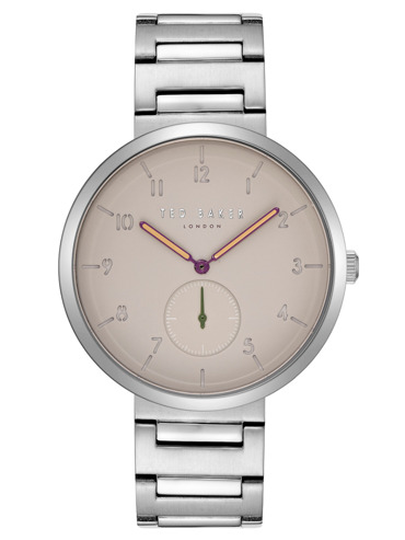 Ted Baker Josh Ρολόι Μπαταρίας με Ασημί Μεταλλικό Μπρασελέ TE50011010