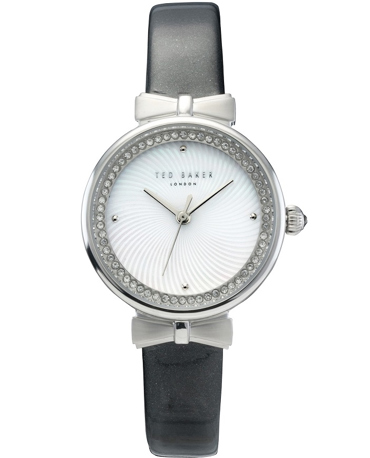 Ted Baker Jessica Ρολόι Μπαταρίας με Μαύρο Δερμάτινο Λουράκι TE50861002