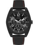 Guess Dash Roloi Batarias me Mavro Kaoutsouk Louraki U1256G1