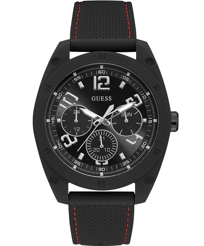 Guess Dash Roloi Batarias me Mavro Kaoutsouk Louraki U1256G1
