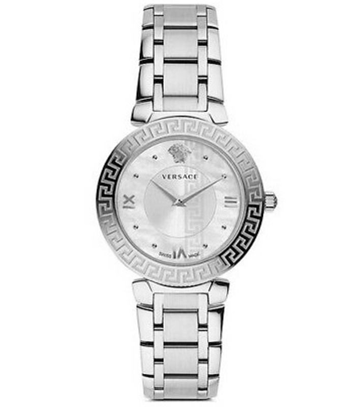 Versace Daphnis Roloi Batarias me Asimi Metalliko Brasele VE1601018