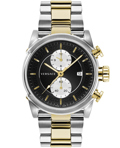 Versace Urban Roloi Xronogafos Batarias me Xruso / Asimi Metalliko Brasele VEV400519