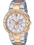 Versace Mystique Roloi Xronogafos Batarias me Roz Xruso / Asimi Metalliko Brasele VFG130015