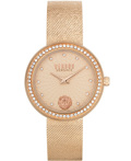 Versus by Versace Lea Roloi Batarias me Roz Xruso Metalliko Brasele VSPEN1620