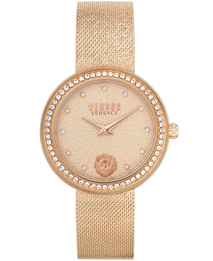 Versus by Versace Lea Roloi Batarias me Roz Xruso Metalliko Brasele VSPEN1620