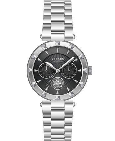 Versus by Versace Sertie N Ρολόι Μπαταρίας με Ασημί Μεταλλικό Μπρασελέ VSPOS2621