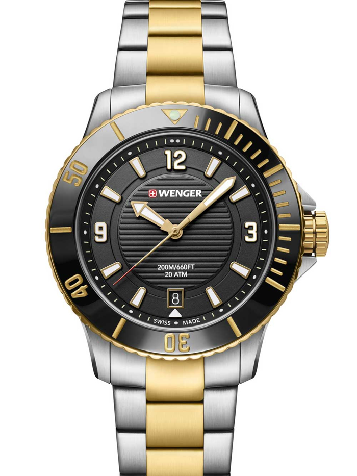 Wenger Seaforce Diver Roloi Batarias me Xruso / Asimi Metalliko Brasele 10621113