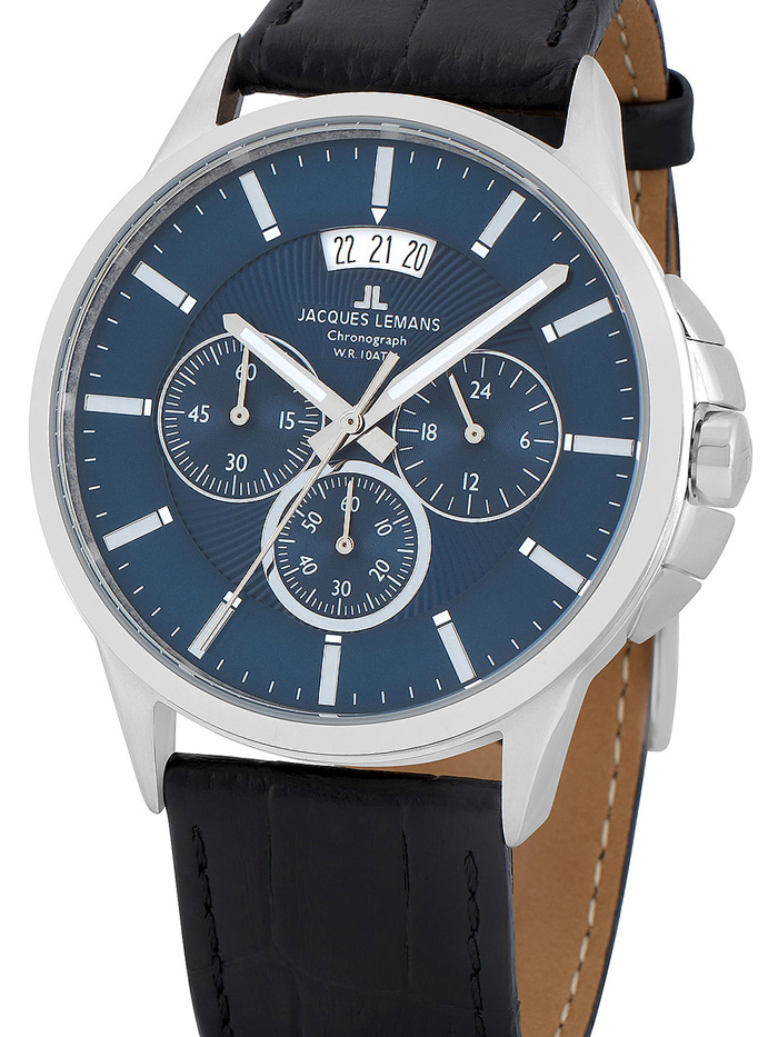 Jacques Lemans 1-1542G Sydney Chronograph Men's 42mm 10 ATM